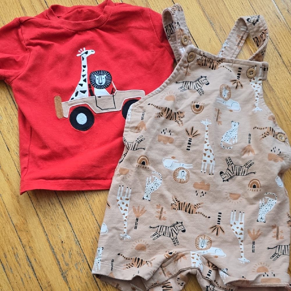 Adorable Two-Piece Safari Matching Set